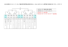 2015年度NFAスーパーカップ兼/高円宮杯第26回全日本ユース(U