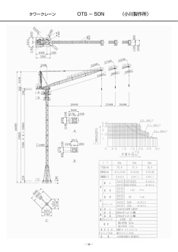 タワークレーン OTS − 50N （小川製作所）