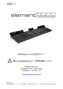 Element パネル設定ガイド