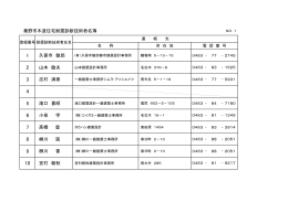 秦野市木造住宅耐震診断技術者名簿（PDF：54KB）