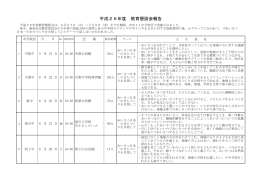 平成26年度 教育懇談会結果報告 [PDFファイル／174KB]