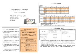 会津町  バス時刻表