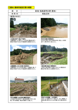 農地・農業用施設災害の概要（PDF形式 862 キロバイト）