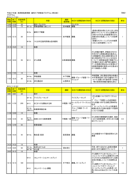 緩和ケア研修会プログラム(pdf/148KB)