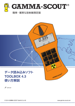 TOOLBOX ソフトウェアの使い方（日本語 PDF） - GAMMA