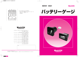 BDN形・BG形 - WashiON共立継器