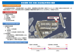 東京国際（羽田）空港C滑走路延伸事業の概要