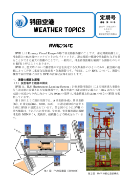 羽田空港WEATHER TOPICS第24号発行(pdfファイル)