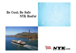 Be Cool, Be Safe NYK Reefer