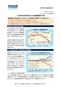ドル高円安の陰で進行する産油国通貨の下落