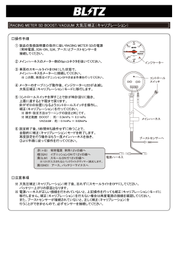 RACING METER SD BOOST/VACUUM 大気圧補正
