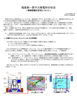 福島第一原子力発電所の状況 - 一般社団法人 日本原子力産業協会