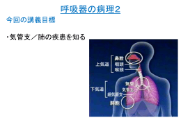 呼吸器の病理 3