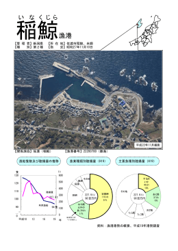 漁港の詳細なデータが表示されます（PDF形式 201 キロバイト）