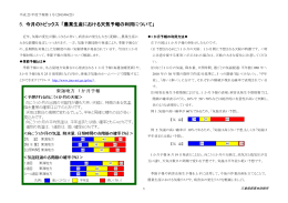 天気予報の利用法 - MATe 三重県農業技術情報システム