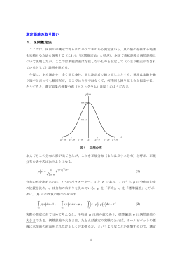 測定誤差と有効数字