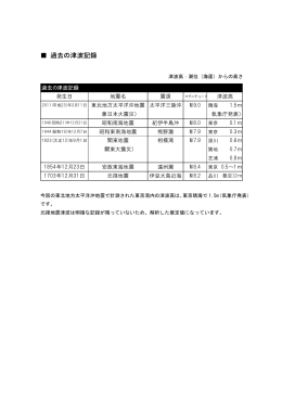 過去の津波記録（ 、11.8 KB）