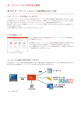 今やオープンソースという選択肢は当たり前