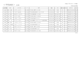 千代田区議会議員公認候補者名簿20150311