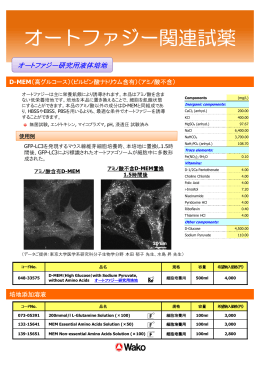 オートファジー関連試薬