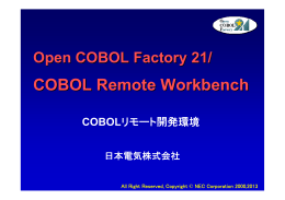 COBOL Remote Workbench