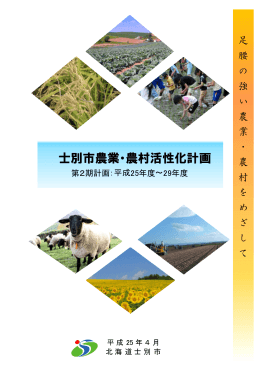士別市農業農村活性化計画(第2期)(PDF文書)