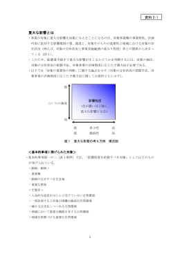 資料 2-1 重大な影響とは