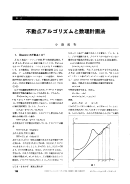 不動点アルゴリズムと数理計画法 - 日本オペレーションズ・リサーチ学会