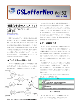 Vol.52 構造化手法のススメ（3） / 土屋正人