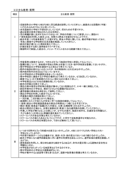 3.(2)主な意見・質問