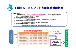 下関市モーダルシフト利用促進補助制度(PDF文書)