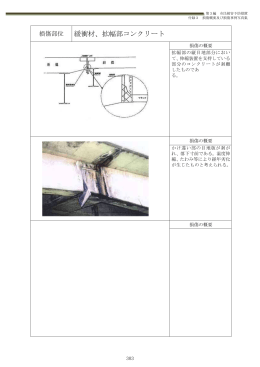 広島市橋梁点検マニュアル 第3編付録3 損傷概要及び損傷事例写真集