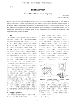 複合型露出柱脚 - 日本大学理工学部