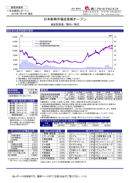 日本新興市場成長株オープン - 岡三アセットマネジメント