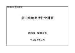 羽田北地区活性化計画（PDF：163KB）