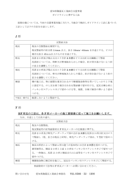 J 形 F 形 - 三州瓦・愛知県陶器瓦工業組合