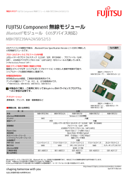 FUJITSU Component 無線モジュール