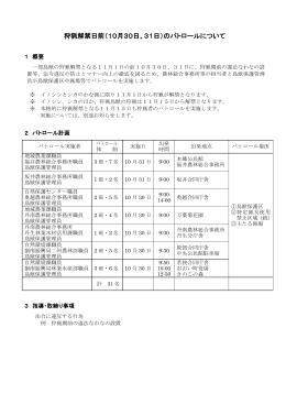 狩猟解禁について