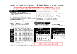 路線バス（14番乗場） 4/29(水) 「ロアッソ熊本 vs ジェフユナイテッド千葉
