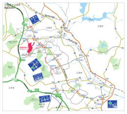神戸三田キャンパス 周辺マップ（印刷用）