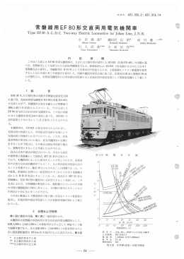 常磐線用EF80形交直両用電気機関車