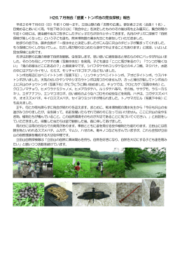 H26.7月例会「盛夏・トンボ池の昆虫探検」報告 - So-net