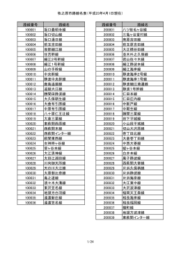 路線名表（PDF 470KB）