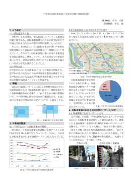 戸田市の自転車事故と交差点空間の関係性分析
