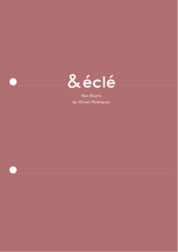 【2015Autumn】&ecle menu 1