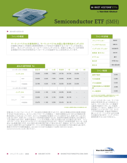 ファンドの概要 マーケット・ベクトル半導体ETFは、マーケット・べクトル