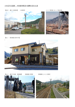 日本近代化遺産 木曽森林鉄道の遺構を訪ねる道