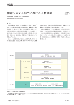 情報システム部門における人材育成（PDF：18.6KB）