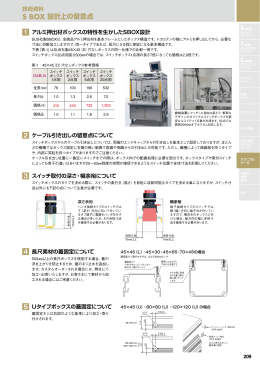 S BOX 設計上の留意点