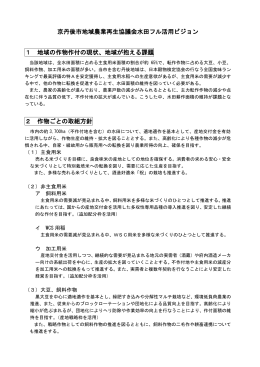 京丹後市地域農業再生協議会水田フル活用ビジョン（PDF：147KB）